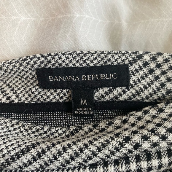 Banana Republic Women’s Black and White Plaid Midi Wrap Skirt Size US M - Picture 5 of 7